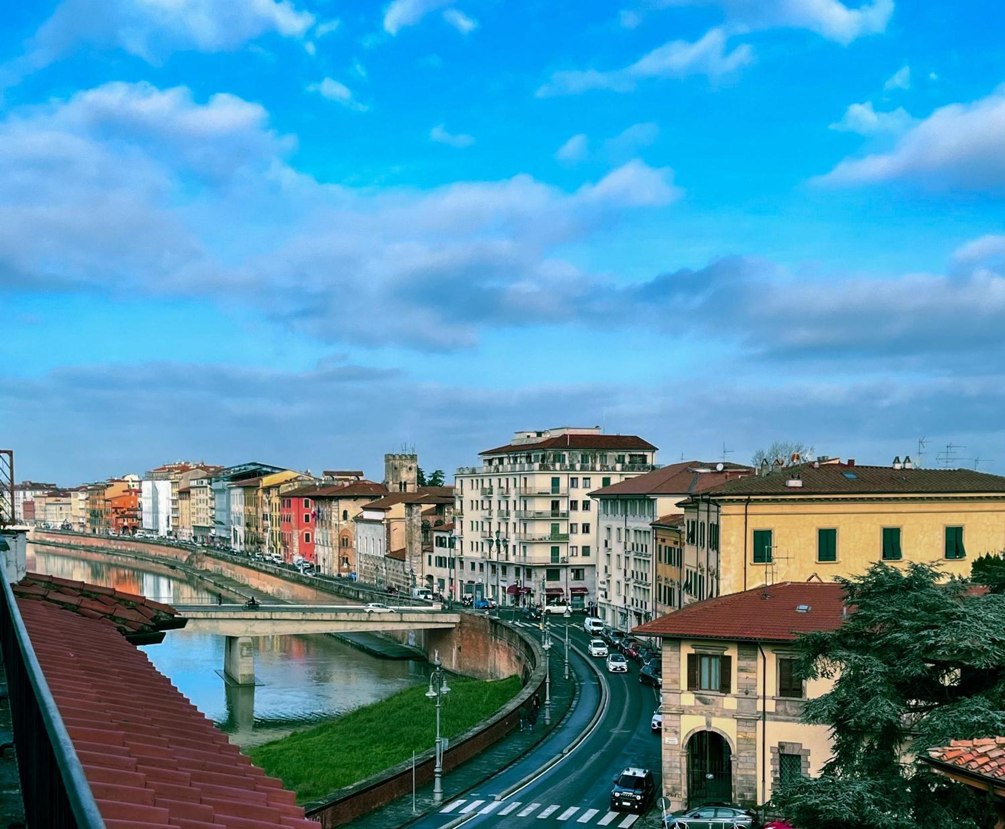 Апартаменти Attico Terrazza Vista Panoramica Lungarni Pisani Екстер'єр фото